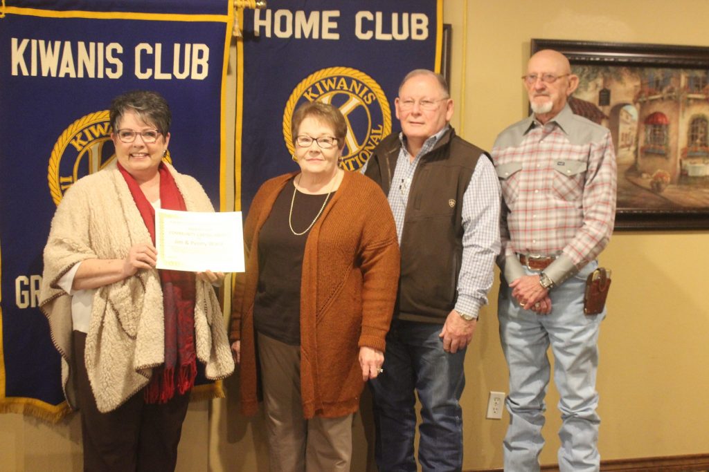 Kiwanis Club of Abilene features this small gathering.